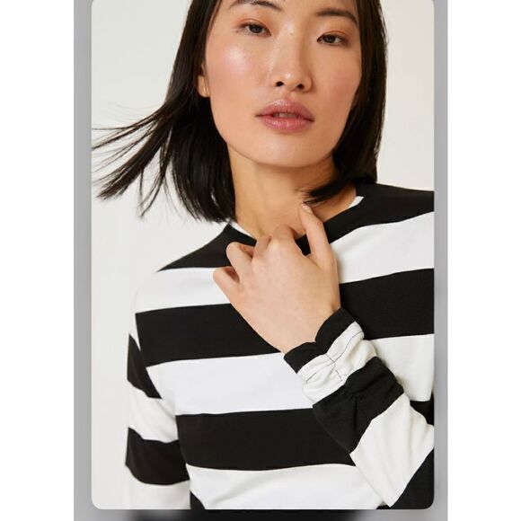 Anthropologie Maeve Knit Mock-Neck Mini Dress - Picture 3 of 4